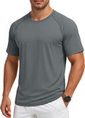 MAGCOMSEN Men's Short Sleeve UPF 50+ Sun Protection Shirts Quick Dry Athletic T-Shirt Hiking Running Swimming Rash Guard