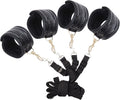 6pcs Black PU Adjustable Straps Sports Training Fitness Gear Home Yoga Set