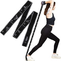Elastic Yoga Strap with 11 Loops – Premium Stretch Band for Flexibility, Physical Therapy, Pilates, Leg & Full-Body Exercises – Non-Slip Fabric Resistance Band for Mobility & Strength Training