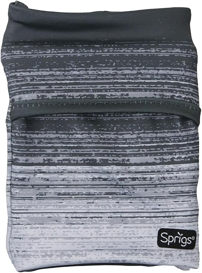 Sprigs Banjees 2 Pocket Wrist Wallet/Wrist Band/Wrist Pocket for Travel, Walking, & Running. Wallet Pouch That Holds Cash, Card, ID's, and More