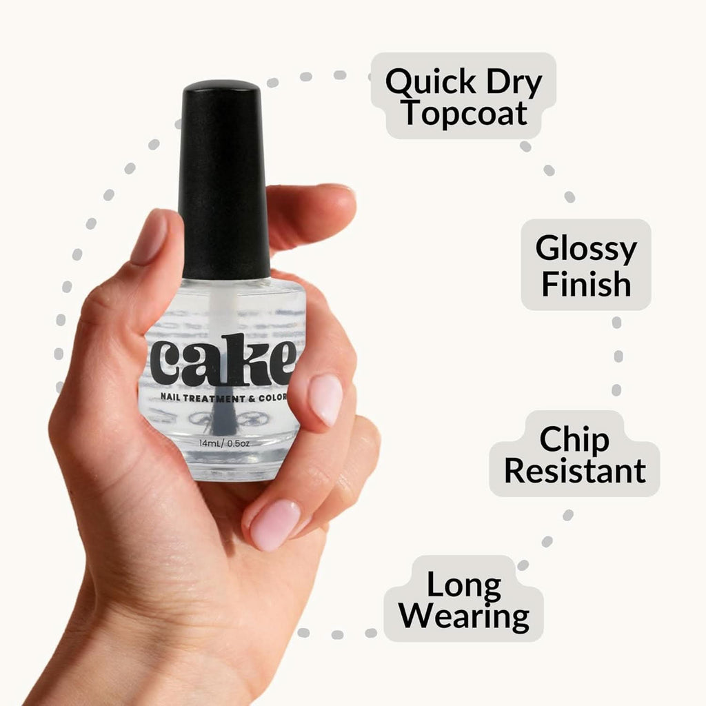 Super Dry Quick Dry Top Coat Nail Polish, High-Gloss Finish