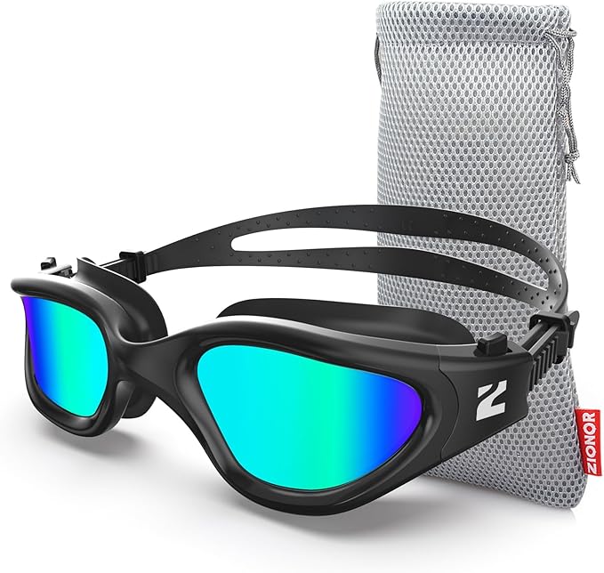 ZIONOR Swim Goggles, G1 SE Swimming Goggles Anti-fog for Adult Men Women