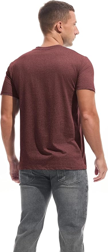 Men’s Modern Fitted V-Neck T-Shirt Premium Comfort Undershirt
