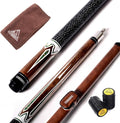 CUESOUL 58 Inch 19oz/20oz Maple Billiard Stick Pool Cue Set 11.5mm/13mm Tip[Weight Adjustable]