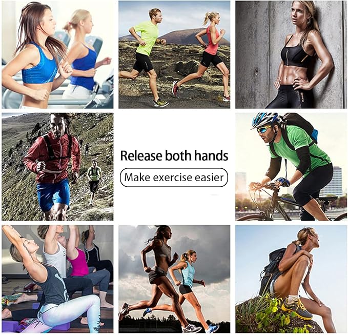 Running Phone Armband for Men Women,Universal Arm Bands for Phones Below 8 Inches,Waterproof Cell Phone Armband for Hiking,Running,Cycling,Climbing(Black L)