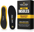 VKTRY Gold for Non-Cleated Shoes - Carbon Fiber Performance Insoles - Customized Athletic Inserts for Sports Basketball Volleyball Running & More | Shock Absorption US M7.5-8, W89.5-10, 121-170lbs