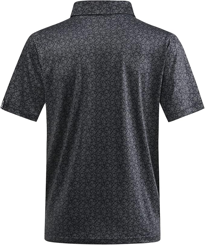 Mens Quick Dry Short Sleeve Golf Polo Performance Shirt