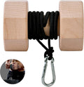 Wooden Wrist Roller and Forearm Strengthener,Grip Strength Trainer,Arm Blaster Exerciser,Strength Trainer For Fingers and Wrist.