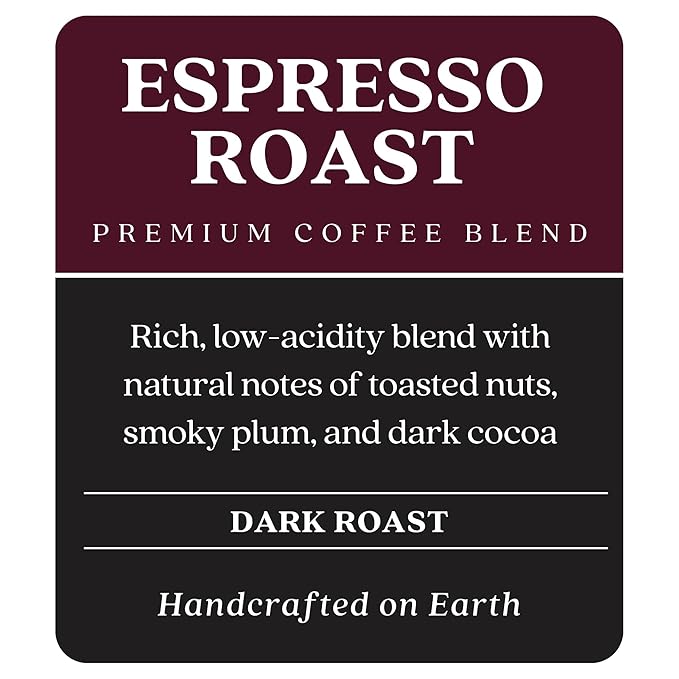 Copper Moon Dark Roast Whole Bean Coffee, Espresso Blend, 5 Lb
