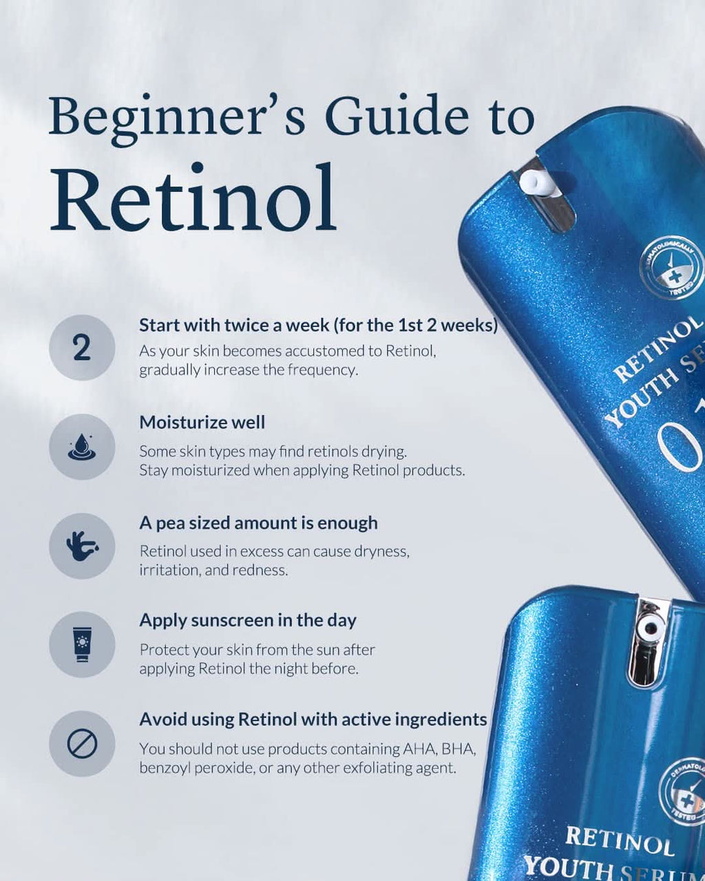 0.1% Retinol Youth Serum Anti-Aging Face Treatment 0.1 oz