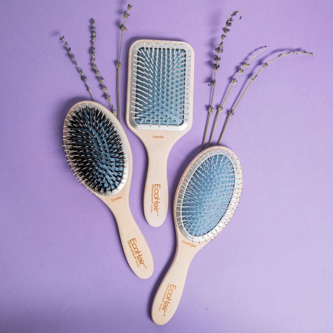 Eco-Friendly Bamboo Paddle Hair Brush with Ionic Bristles