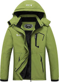 MOERDENG Women's Waterproof Ski Jacket Warm Winter Snow Coat Mountain Windbreaker Hooded Raincoat Jacket