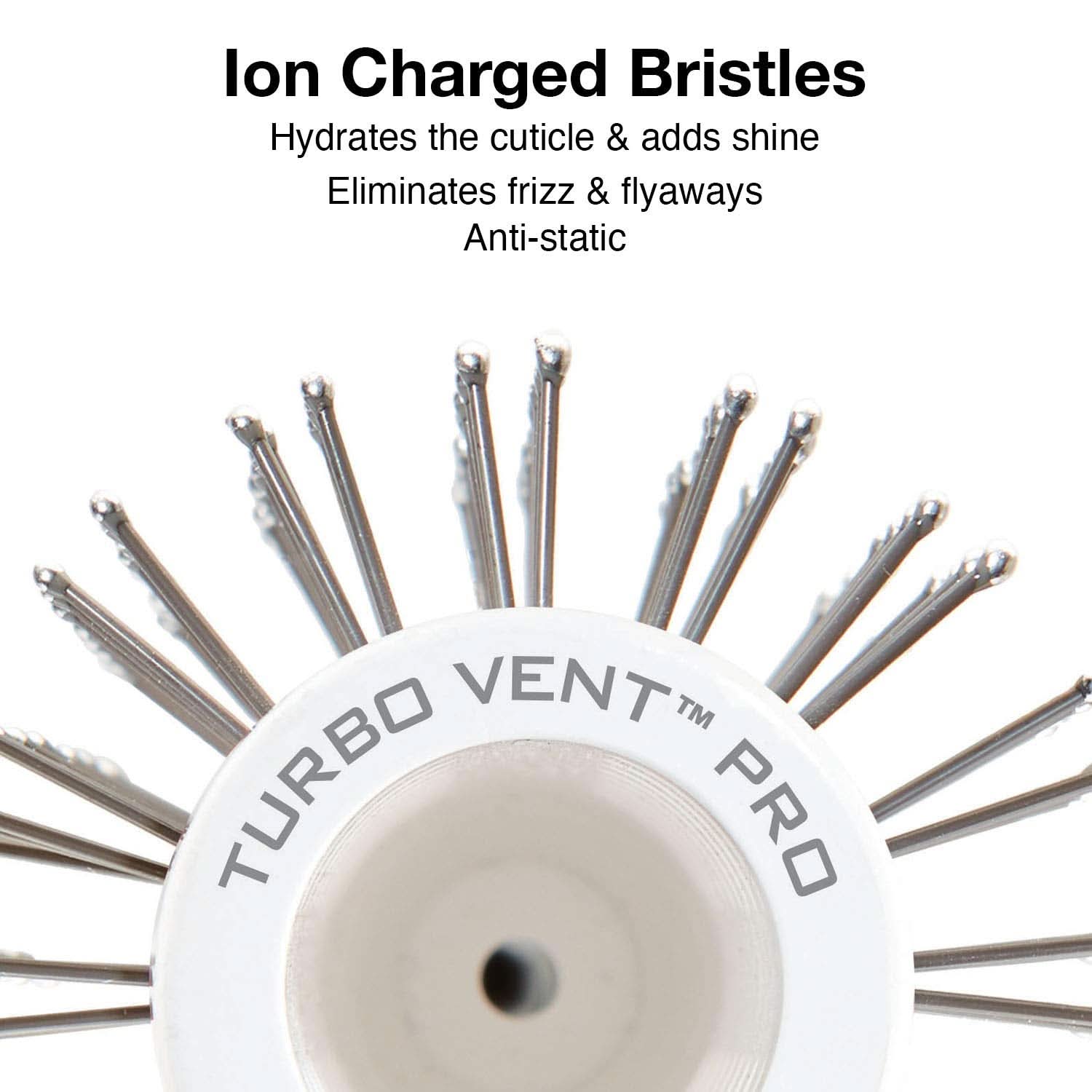 Ceramic + Ion Turbo Vent Pro Hair Brush 2 1/2 Inch Styling Tool