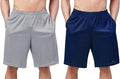 DEVOPS Men's 2-Pack Loose-Fit 10" Workout Gym Shorts with Pockets