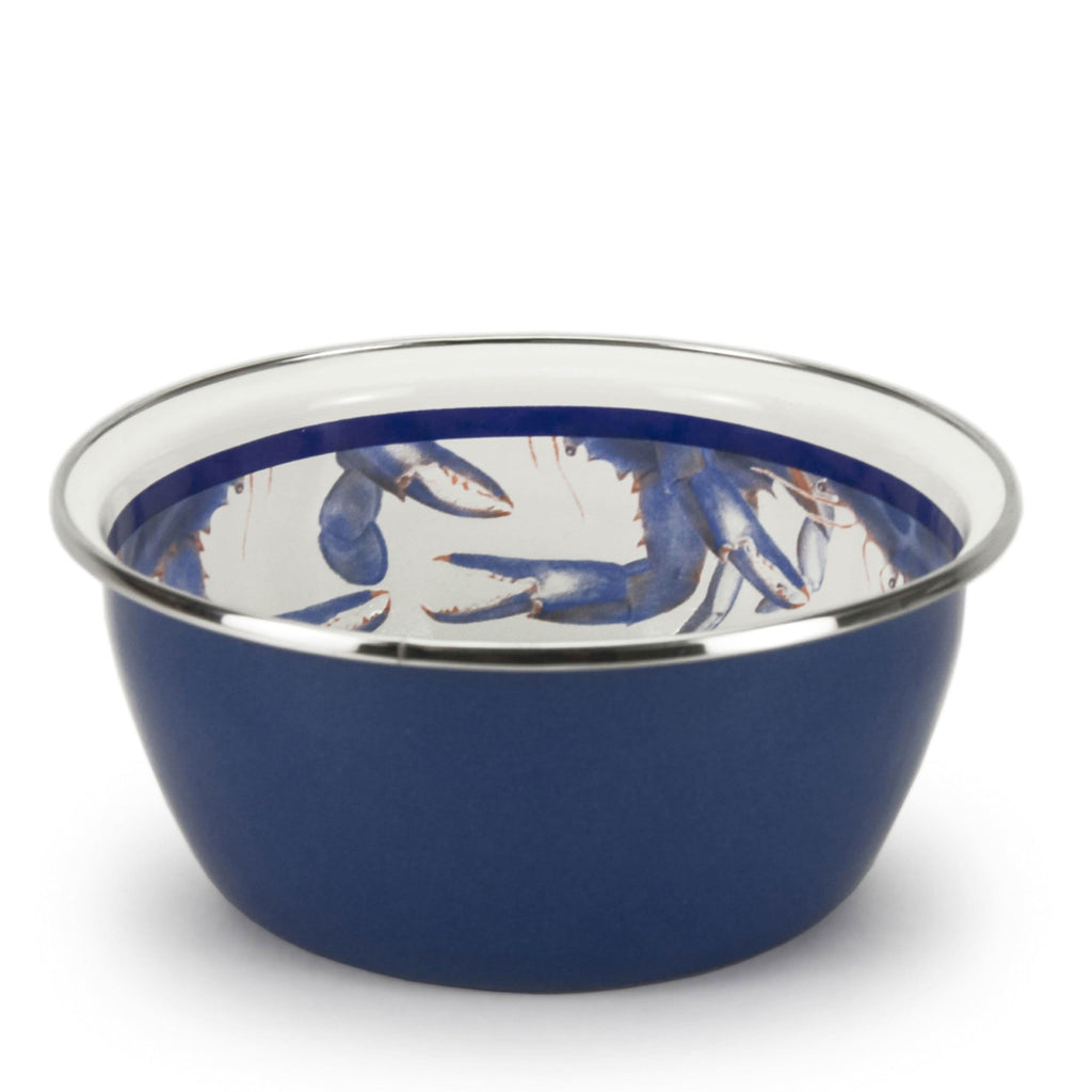 Aspen Grove Enamelware Salad Bowls - Rustic Set of 4