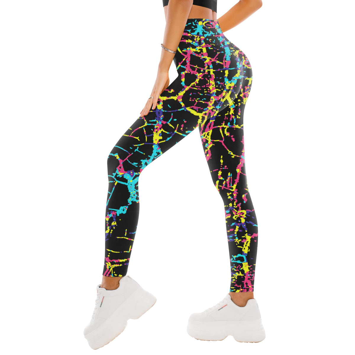 High Waisted Leggings for Women - Buttery Soft Yoga Pants with Tummy Control