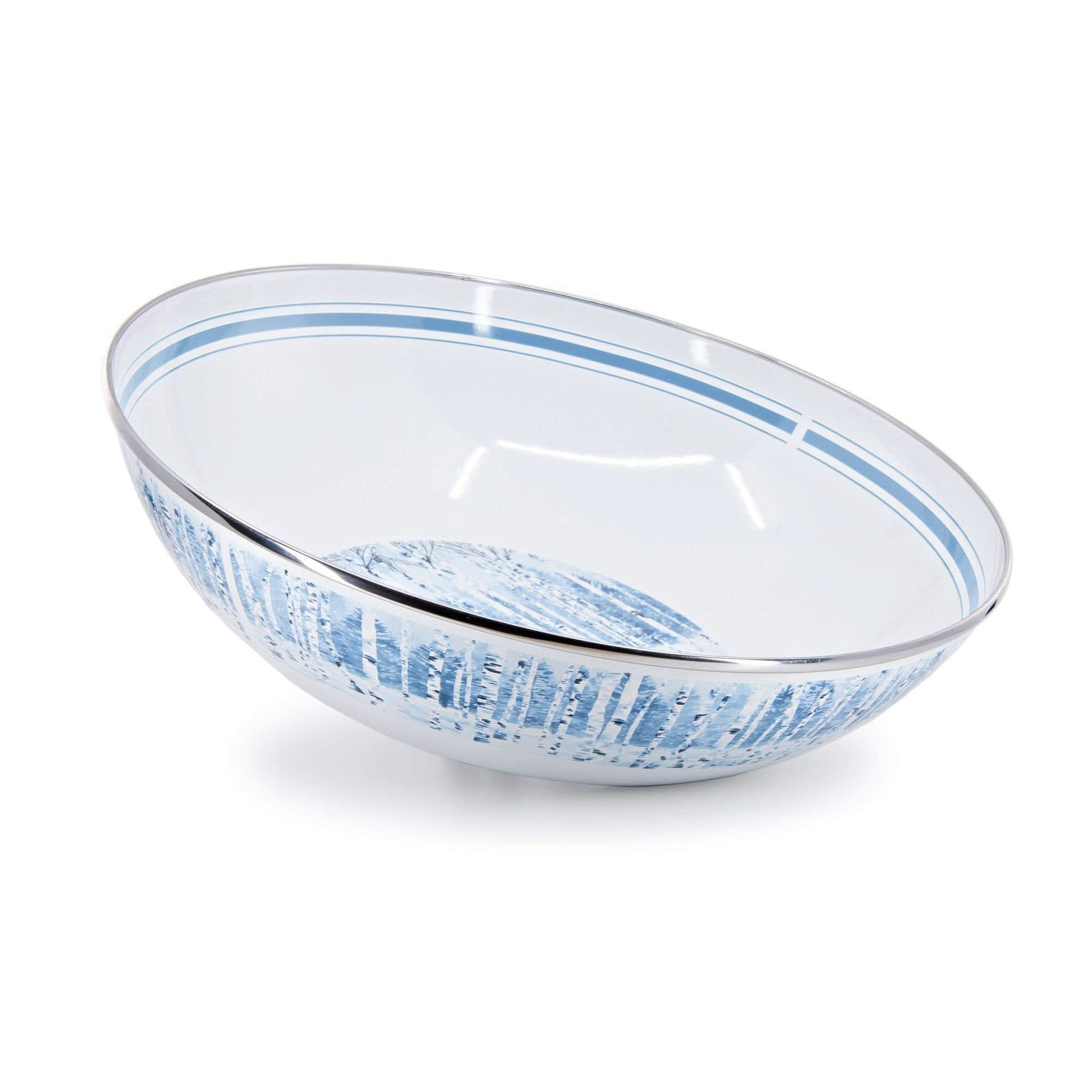 Vibrant Enamelware Catering Bowl for Elegant Serving