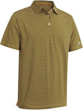 Men's Ironwave Fitness jersey-knit striped golf polo