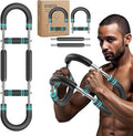 Twister Arm Trainer, Adjustable Chest Workout Equipment Upper Body Strength Training, Portable Power Twister Bar with Detachable Design, Arm Trainer, Home Gym & Travel Fitness Tool
