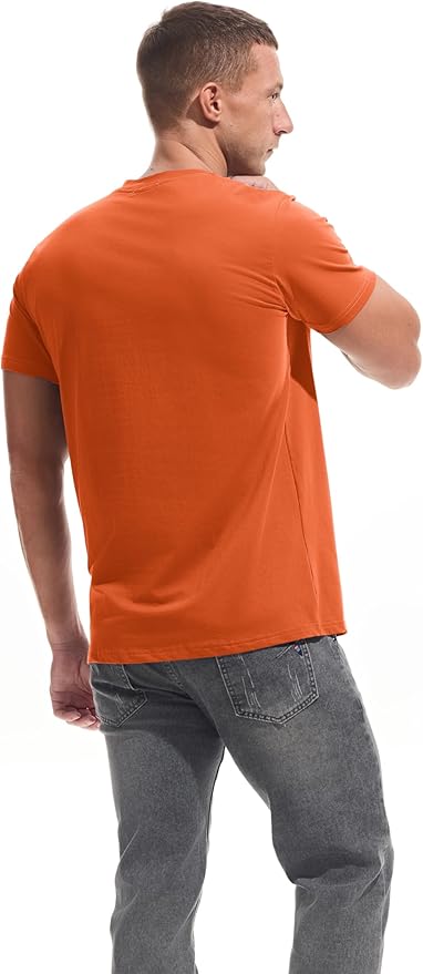 Men’s Modern Fitted V-Neck T-Shirt Premium Comfort Undershirt