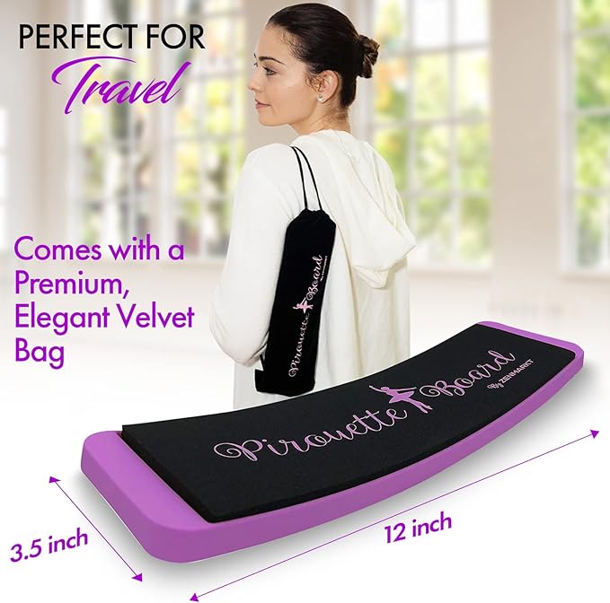 Zenmarkt Turning Boards for Dancers - Ballet Spin Boards for Dancers, Ice Skaters, Cheerleaders, and Gymnasts - Specially Designed to Improve Your Turns, Balance, and Stability - Home Dance Equipment