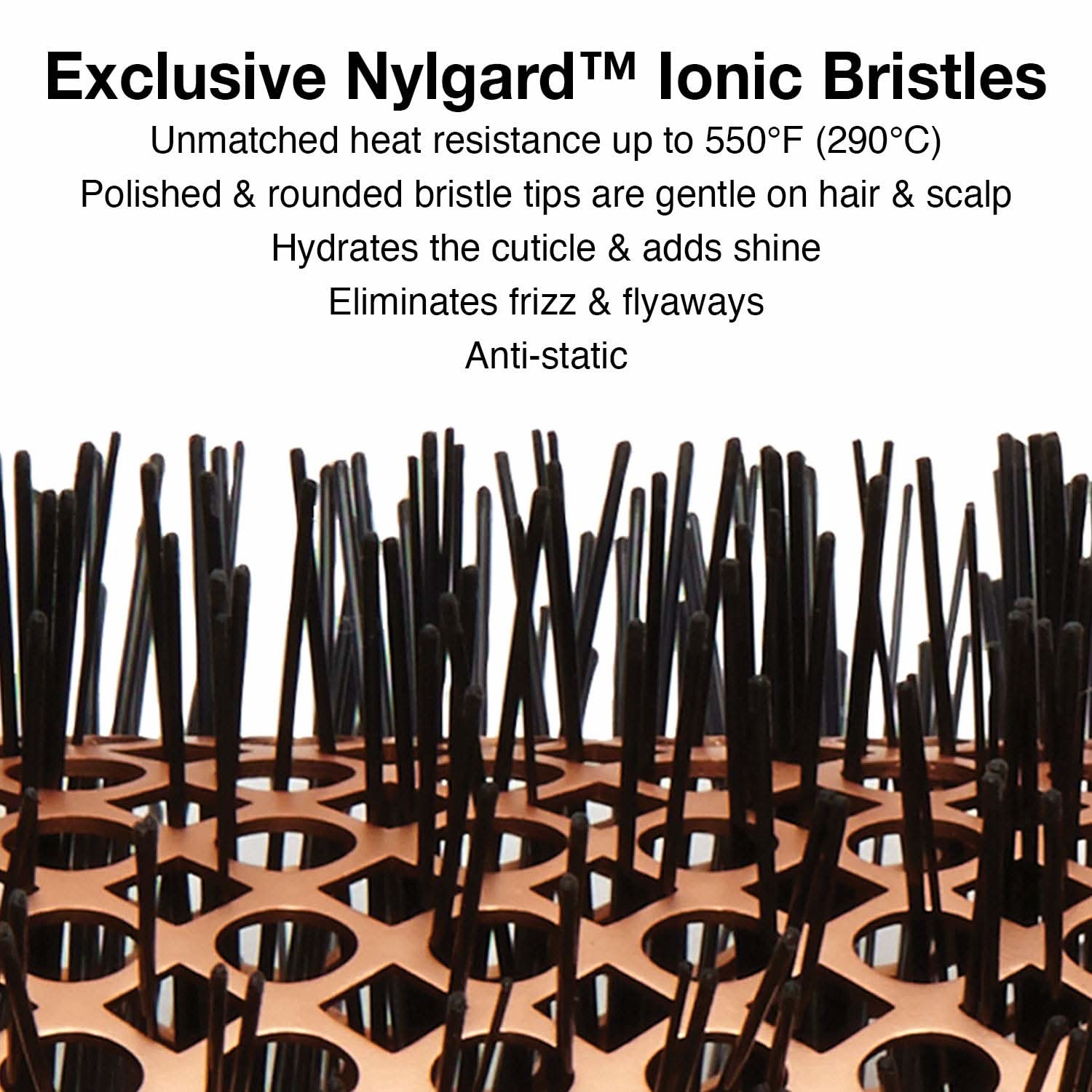 1 Inch Ceramic Ion Hair Brush, Professional Thermal Styling Tool