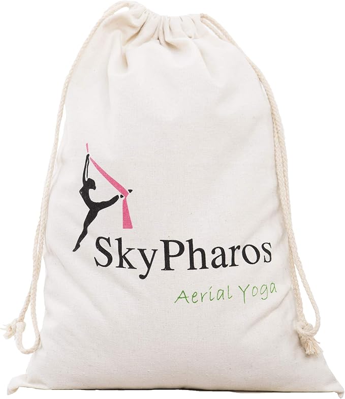 Aerial Silks Yoga Swing Set - 9/11 Yards Aerial Yoga Hammock Kit Anti-Gravity Flying for Fitness, Low/Non Stretch Nylon Tricot Fabric Hardware Included for Dance