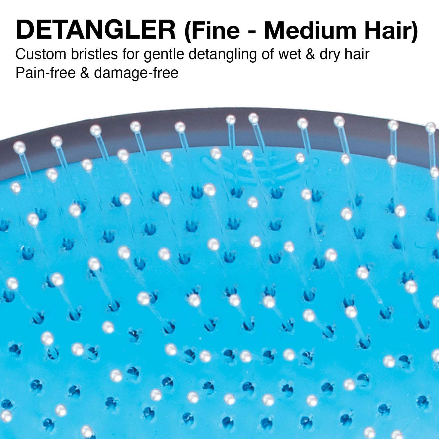 OG Detangler Brush OGD-F04 Black - Scalp Massaging Hair Brush