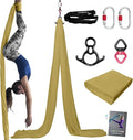 PRIOR FITNESS Aerial Silks Kit Colorful 9/15/20 Yards 40D Nylon Fabric Hammock Set With Hardware & Guide for All Levels Of Aerial Yoga Practice and Acrobatic Flying For Adults Aerial silk