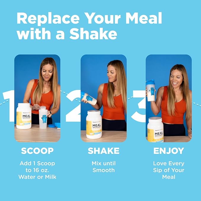 TransformHQ Meal Replacement Shake Powder 7 Servings (Chocolate Peanut Butter) - Gluten Free, Non-GMO