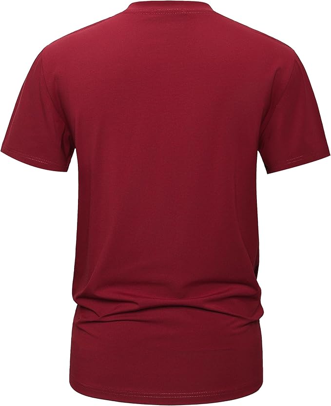 Men’s Modern Fitted V-Neck T-Shirt Premium Comfort Undershirt