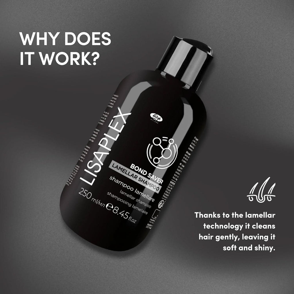 Lisaplex Lamellar Shampoo for Shiny, Healthy Hair - 16.8 fl oz