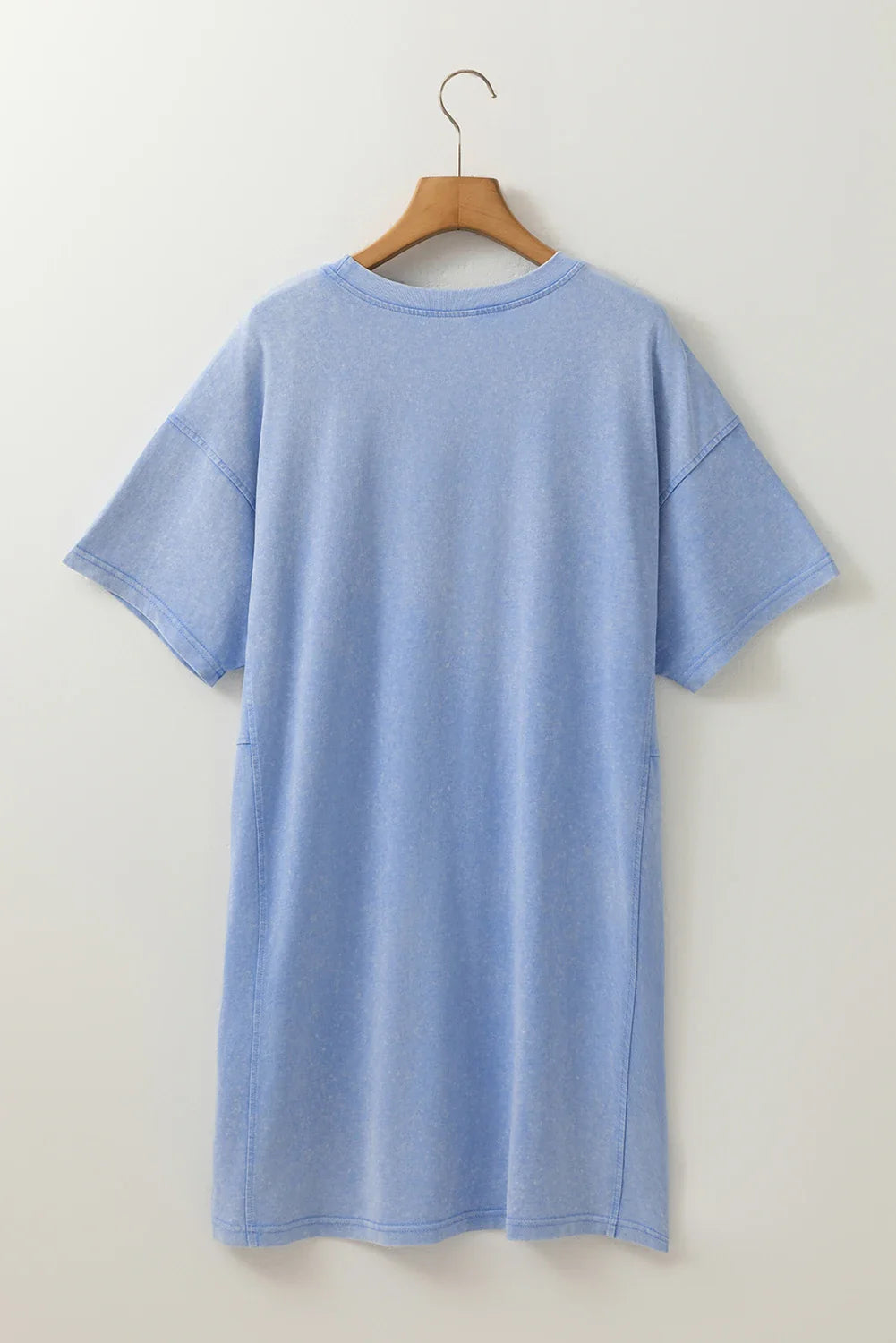 Women's Floral Patchwork Mini T-Shirt Dress