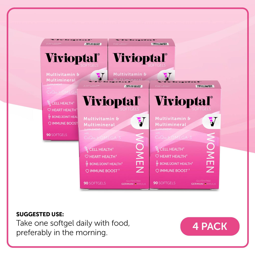 Women's Daily Multivitamin with CoQ10 & Omega-3, 90 Capsules