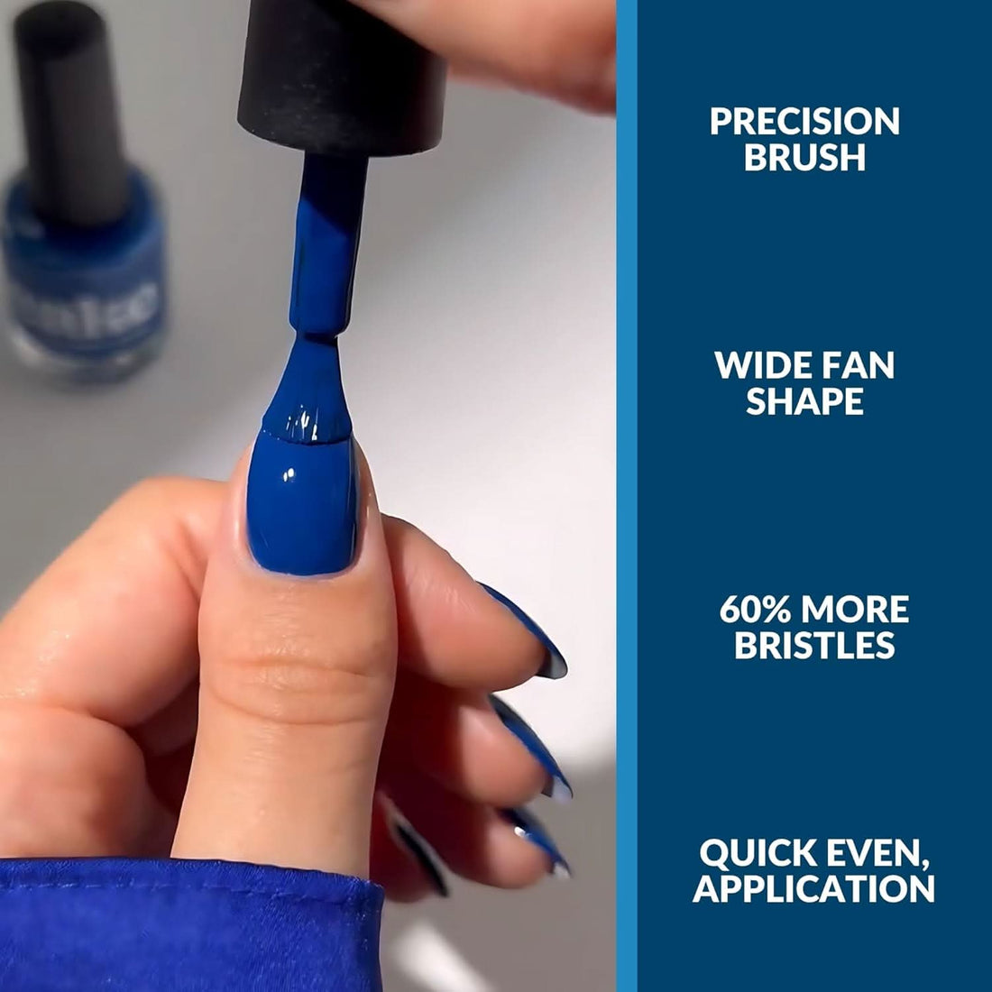 CAKE Anchor Down Navy Blue Nail Strengthening Polish