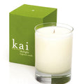 Kai Fragrance Skylight Candle featuring a minimalist design and exotic white floral scent.