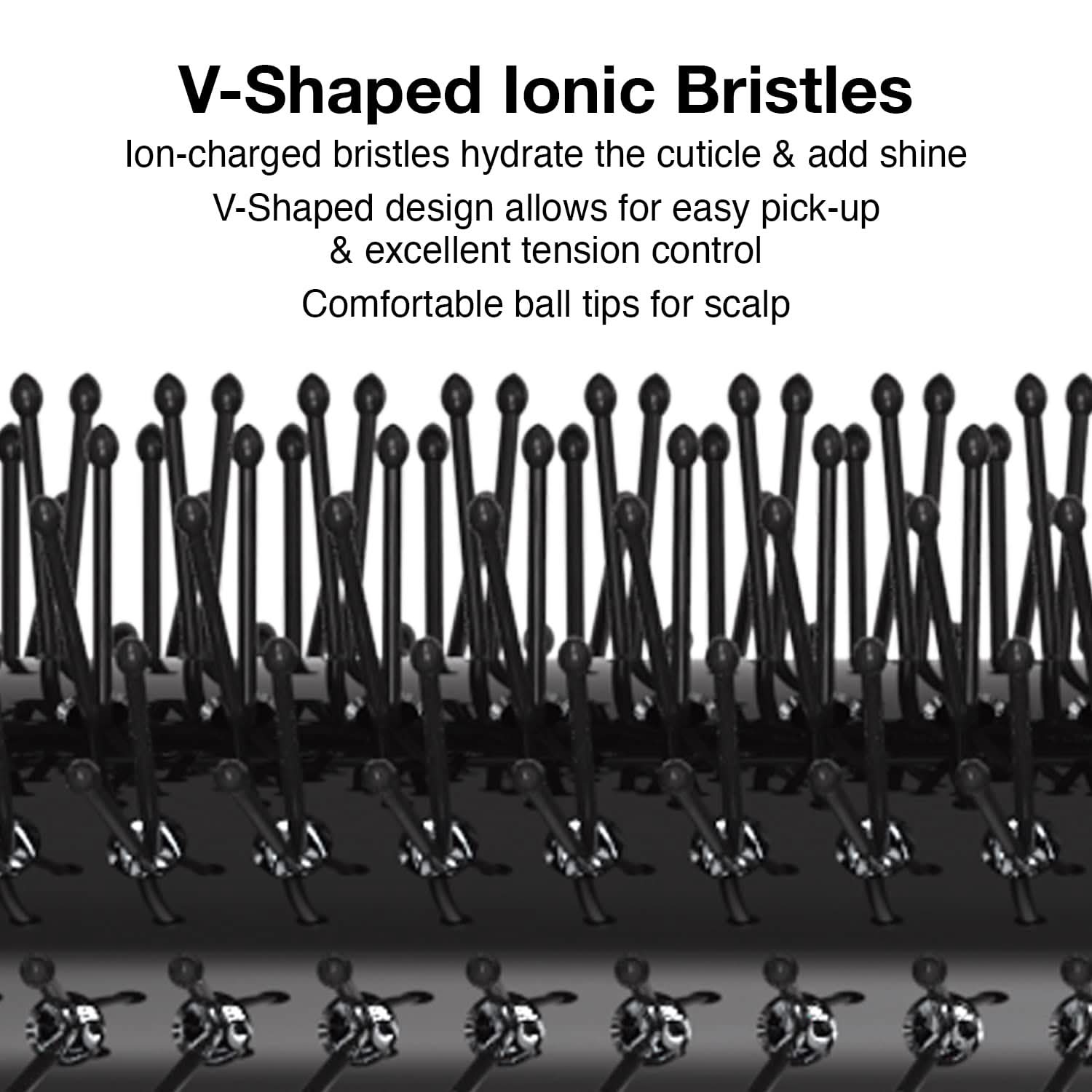 3/4" Ceramic Round Hair Brush for Precision Styling and Volume