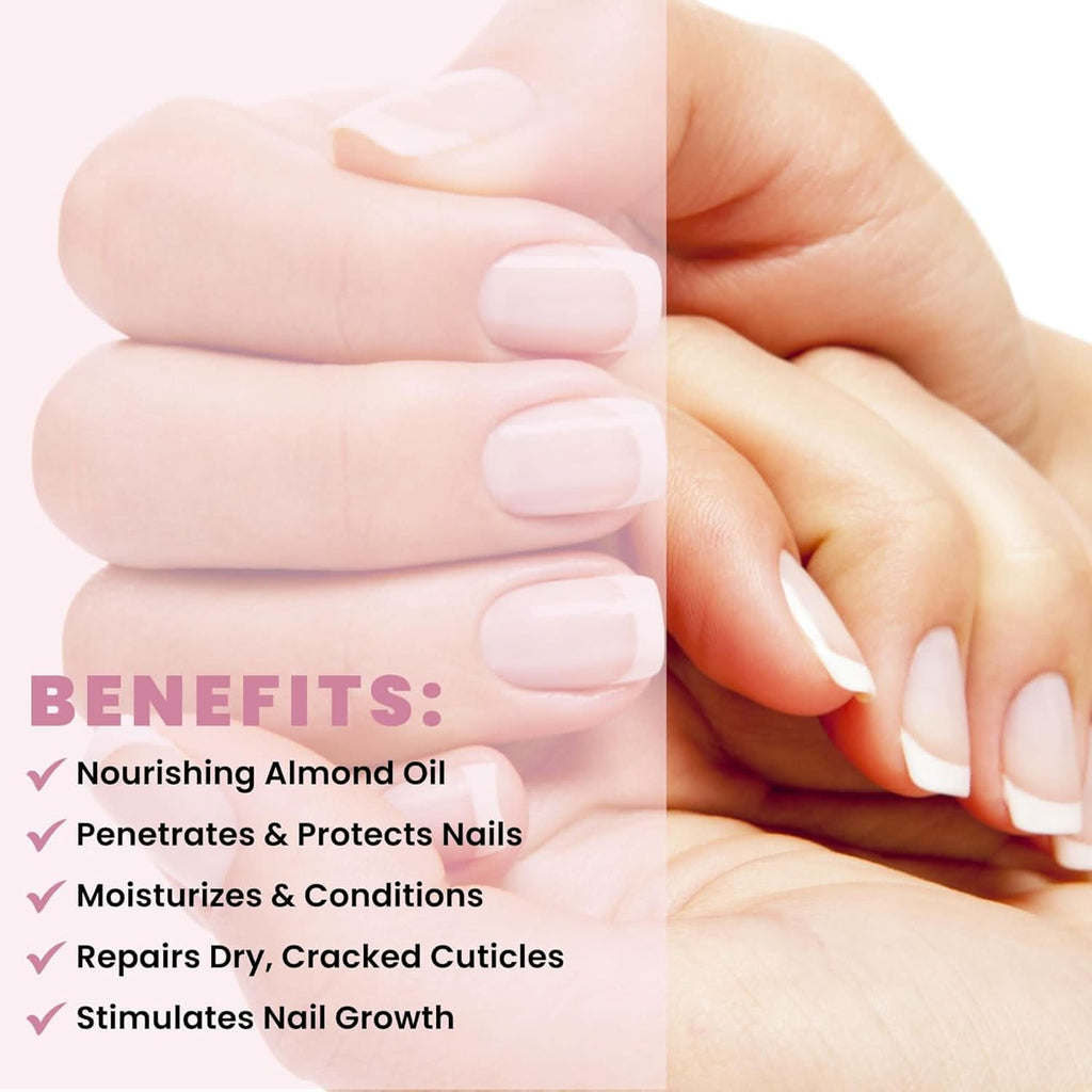 Almond Kiss Cuticle Oil with Keratin, Biotin & Vitamin E 0.5 oz
