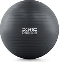 Exercise Ball for Workouts, Anti-Burst and Slip Resistant, Swiss Yoga Ball for Pregnancy, Stability, Fitness and Physical Therapy, 4 Sizes, with Pump