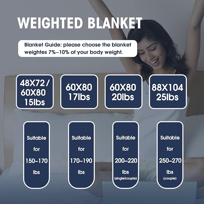 yescool Weighted Blanket for Adults (25 lbs, 60" x 80", Pink Grey) Cooling Heavy Blanket for Sleeping Perfect for 240-260 lbs, Queen Size Breathable Blanket with Premium Glass Bead, Machine Washable
