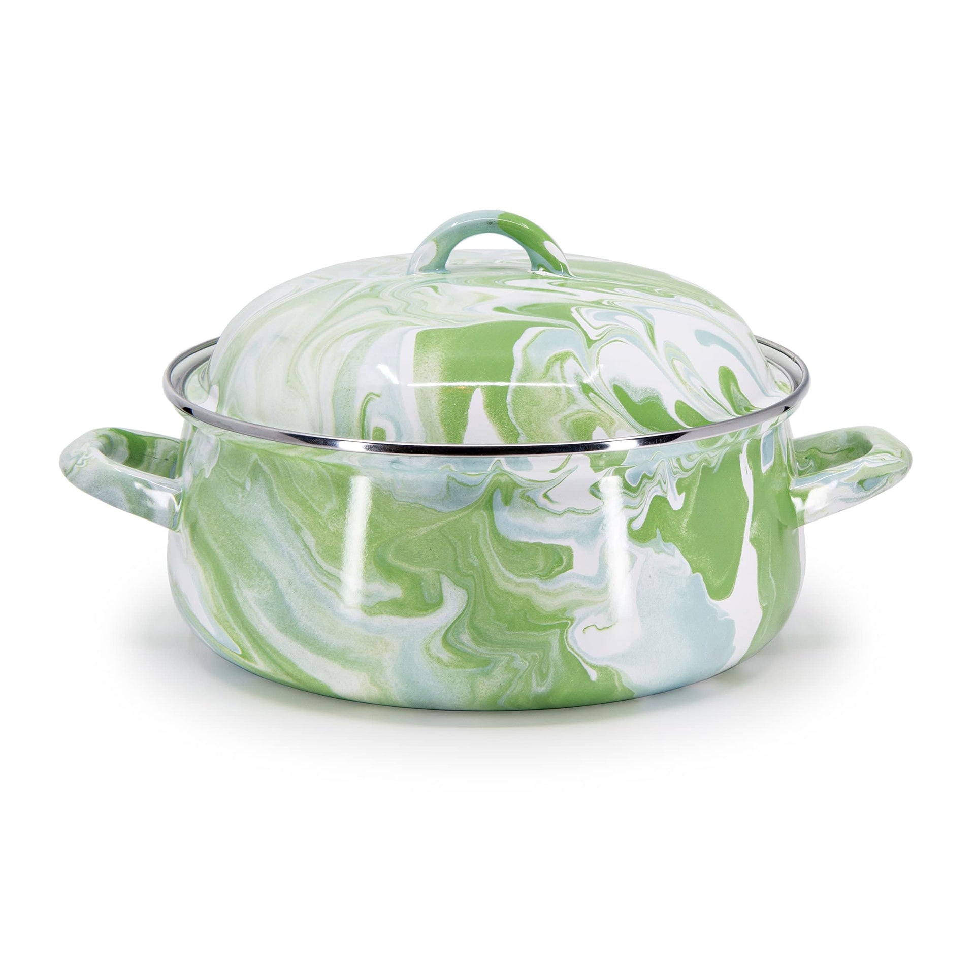 Golden Rabbit Enamelware 4 QUART Dutch Oven