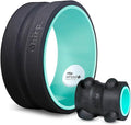 Chirp Wheel Foam Roller Combo for Back & Neck - Pain Relief & Headache Kit With Deep Tissue Muscle Massage and Thumb Pressure Release - 10" Mint Back, 4" Mint Neck