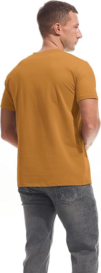 Men’s Modern Fitted V-Neck T-Shirt Premium Comfort Undershirt