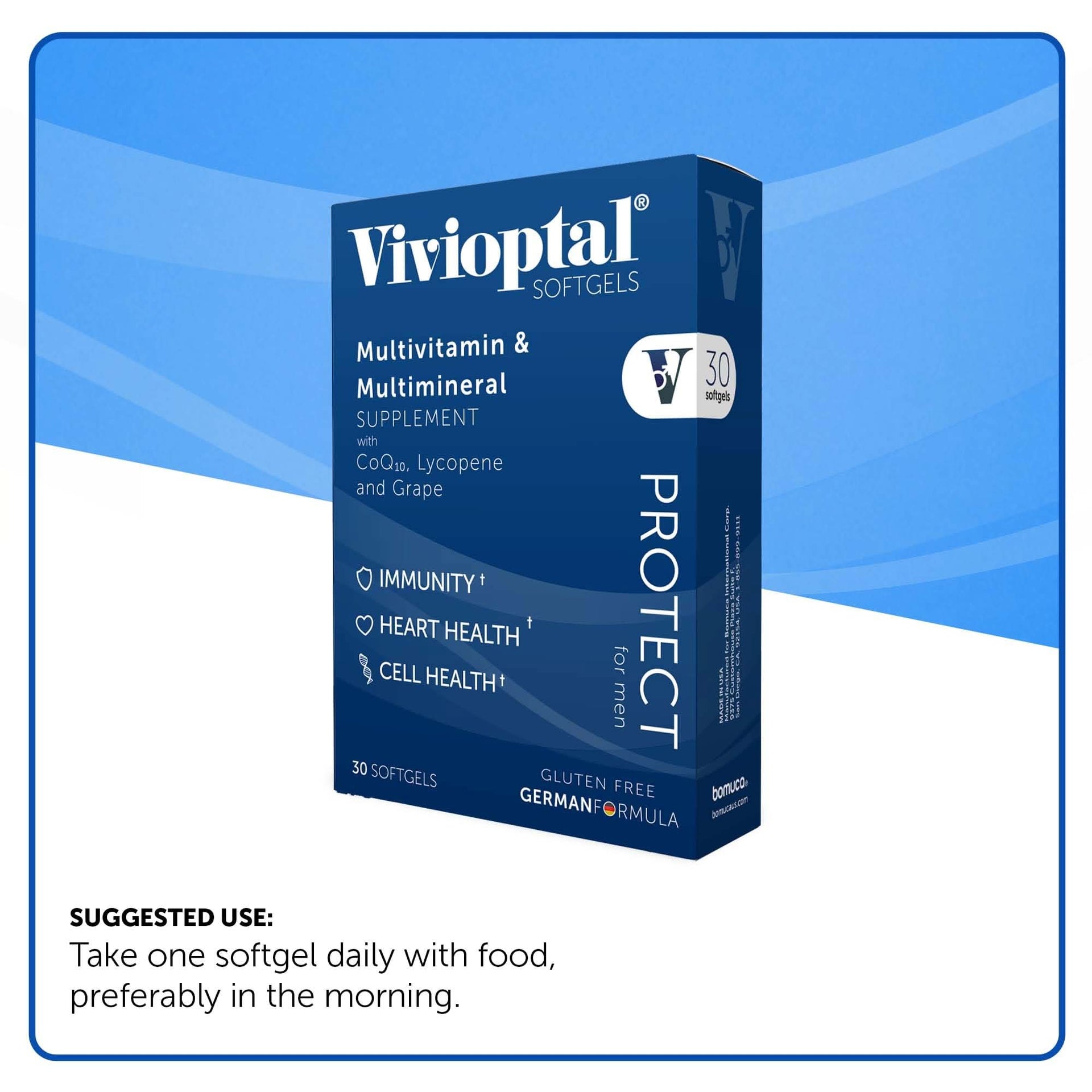 Men’s Multivitamin & Multimineral Supplement with CoQ10 & Grape