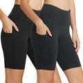 baleaf Women's 8"/ 5"/ 3" Biker Shorts High Waist Yoga Workout Gym Running Volleyball Spandex Shorts with Pockets