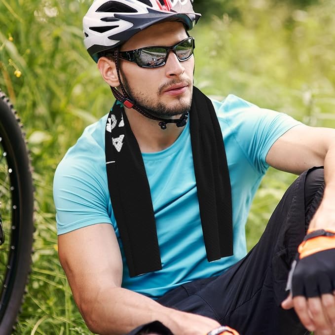 Custom 1-100PCS Cooling Sports Towel, Personalized Photo Logo Soft Cold Exercise Towel for Neck and Face Customized Quick-Drying Cooling Wrap Fitness Workout Sweat Towel 12"x40" (30)