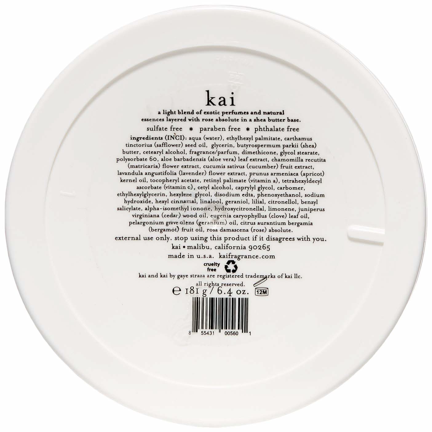 Rose Body Butter - Hydrating Shea Butter Soufflé with Safflower Oil