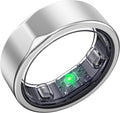 Smart Ring for Women Men - Titanium Health Fitness Tracker Ring with Heart Rate, Step Counting, Calories, Sleep & Stress Monitor for iPhone and Android, No Subscription Fee (Sliver, 13)