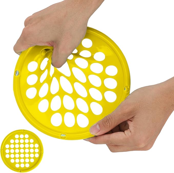 Hand Exercise Webs for Physical Therapy, Hand Grip Strengthener, Finger Exerciser, Portable Size, Latex Free, 7" Diameter