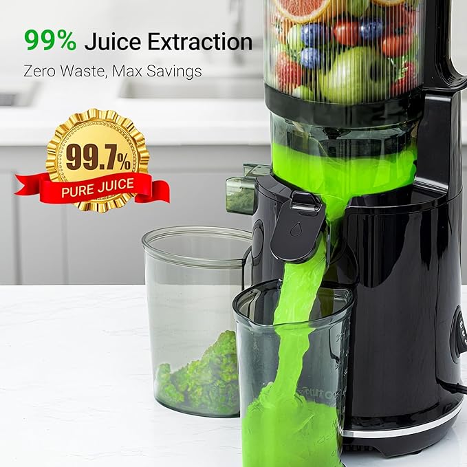 Cold Press Juicer with Large Feed Chute for Fresh Baby Food
